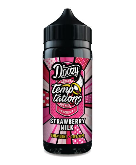 Doozy Temptations Strawberry Milk Shortfill E-Liquid