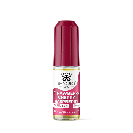 Strawberry Cherry Raspberry Nic Salt E-Liquid by Bar Juice 5000