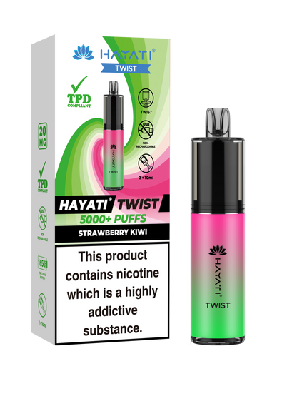 Hayati Twist 5000 Disposable Vape Strawberry Kiwi