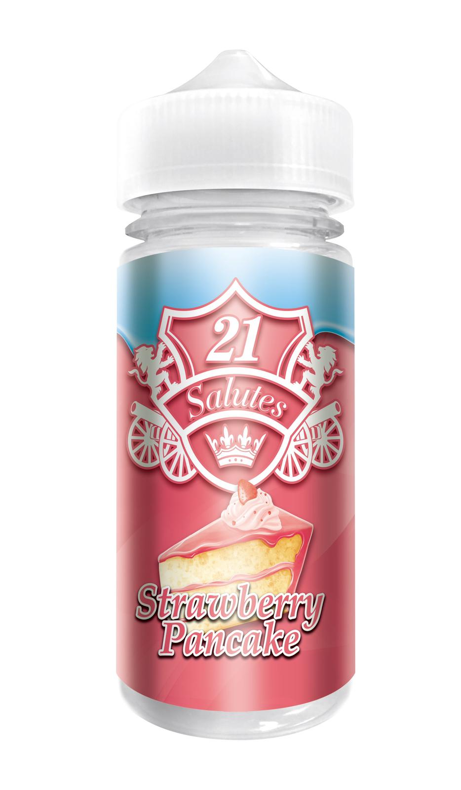 Strawberry Pancake 100ml Shortfill E-Liquid by 21 Salutes