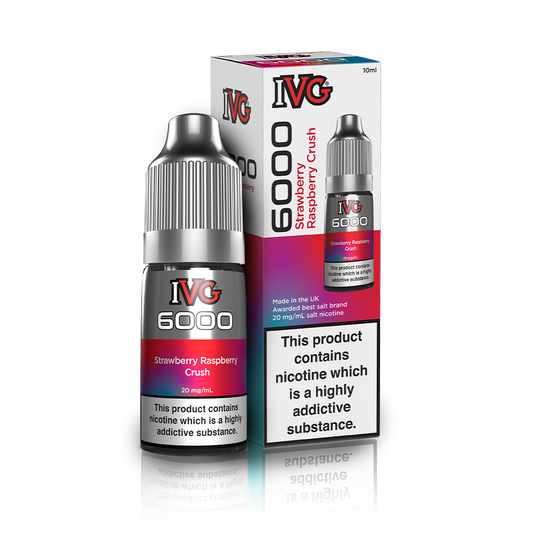 Strawberry Raspberry Crush Nic Salt E-Liquid by IVG 6000