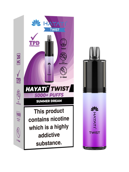 Hayati Twist 5000 Disposable Vape Summer Dream