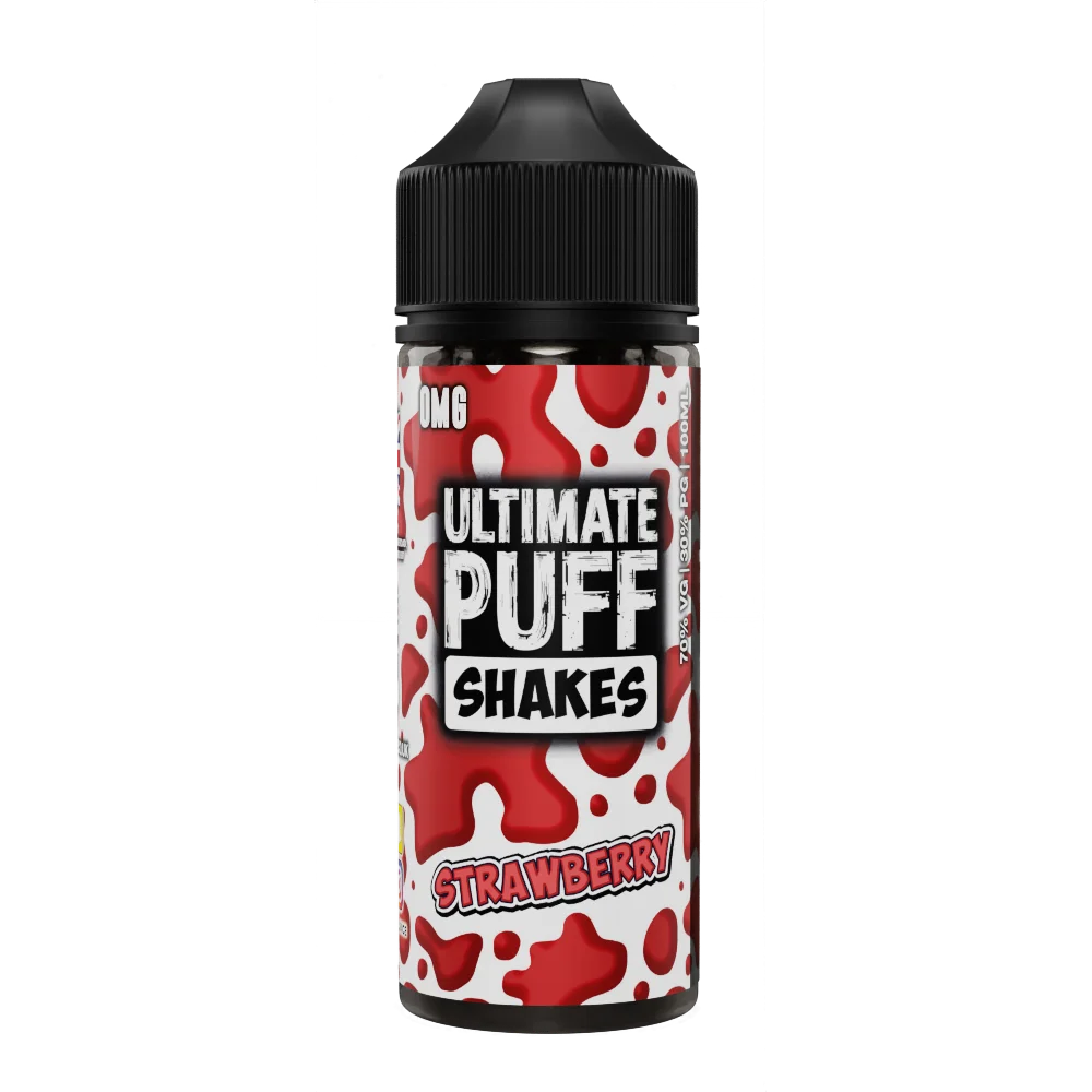 Ultimate Puff Shakes - Strawberry 100ml Shortfill E-Liquid