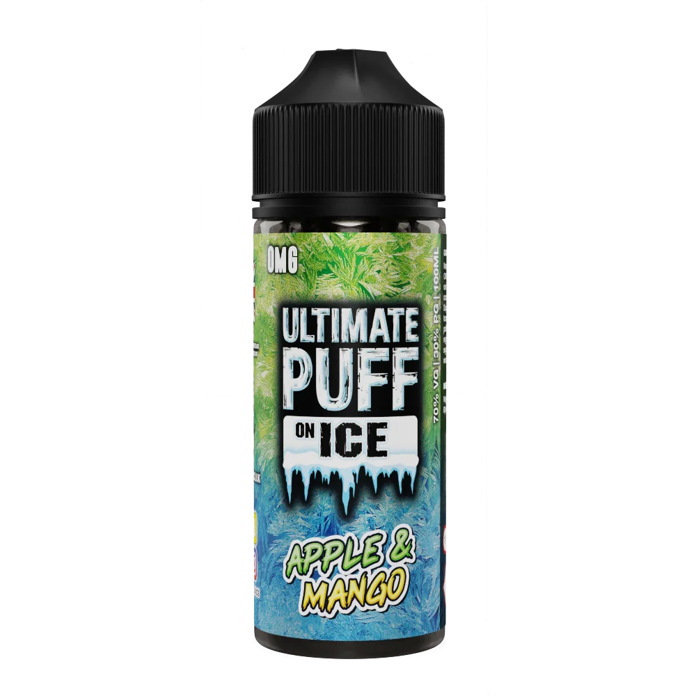 Ultimate Puff On Ice - Apple & Mango 100ml Shortfill E-Liquid