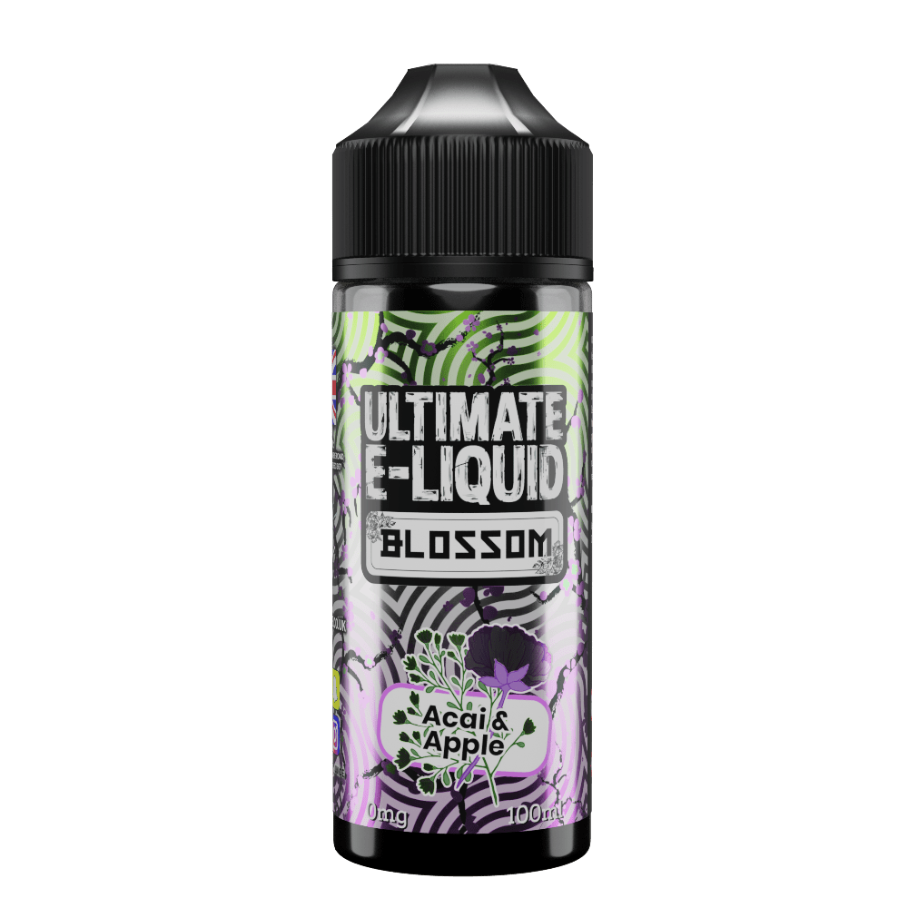 Blossom Acai & Apple 100ml Shortfill E-liquid by Ultimate Juice