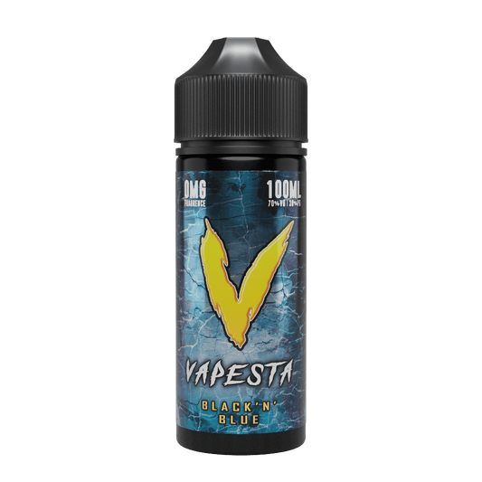 Black ‘N’ Blue 100ml Shortfill E-Liquid by Vapesta