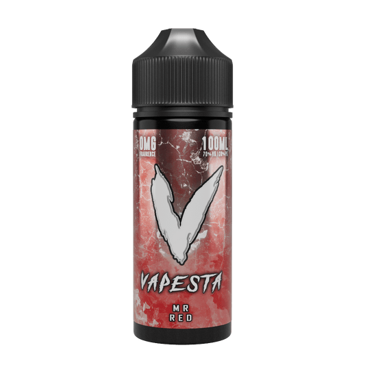 Mr Red 100ml Shortfill E-Liquid by Vapesta