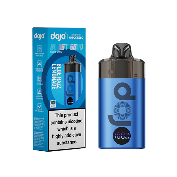 Vaporesso Dojo Blast 6000 Blue Razz Lemonade