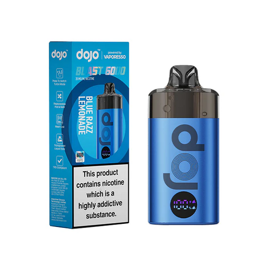 Vaporesso Dojo Blast 6000 Blue Razz Lemonade