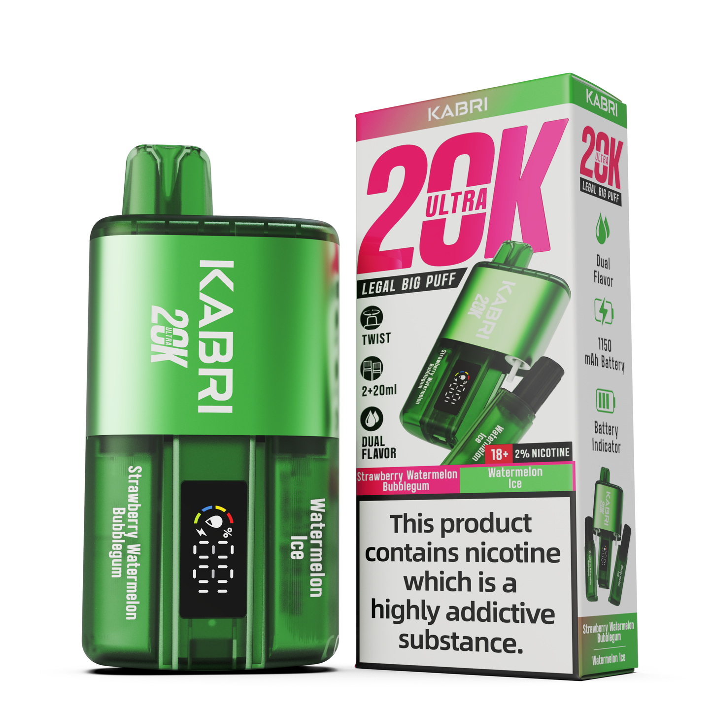 Kabri Ultra 20K Puffs Disposable Vape