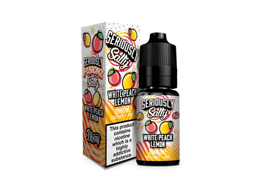 Seriously Fusionz Salty White Peach Lemon Nic Salt E-liquid