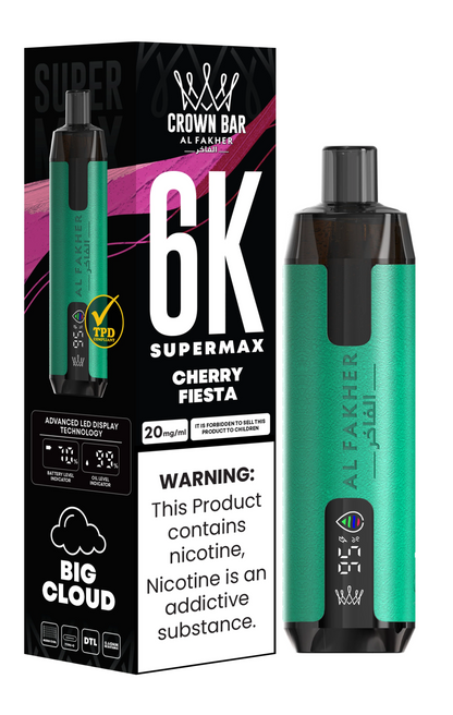 Al Fakher Crown Bar 6K Supermax Disposable Vape Kit