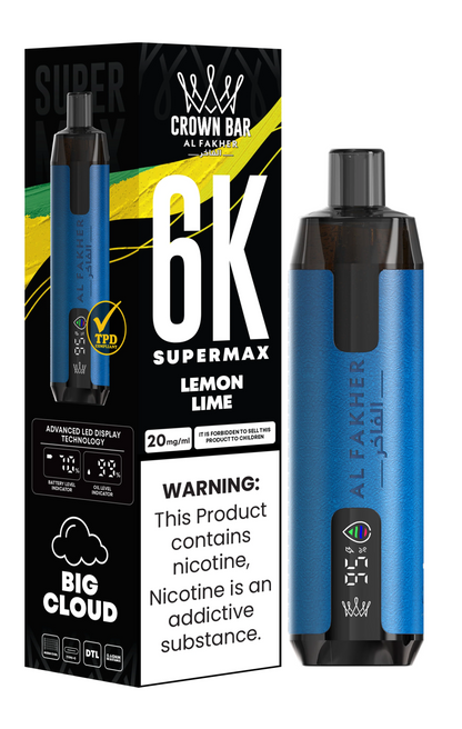 Al Fakher Crown Bar 6K Supermax Disposable Vape Kit