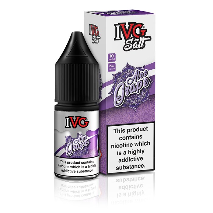 Aloe Grape 10ml Nic Salt E - Liquid by IVG - Shop Vapour