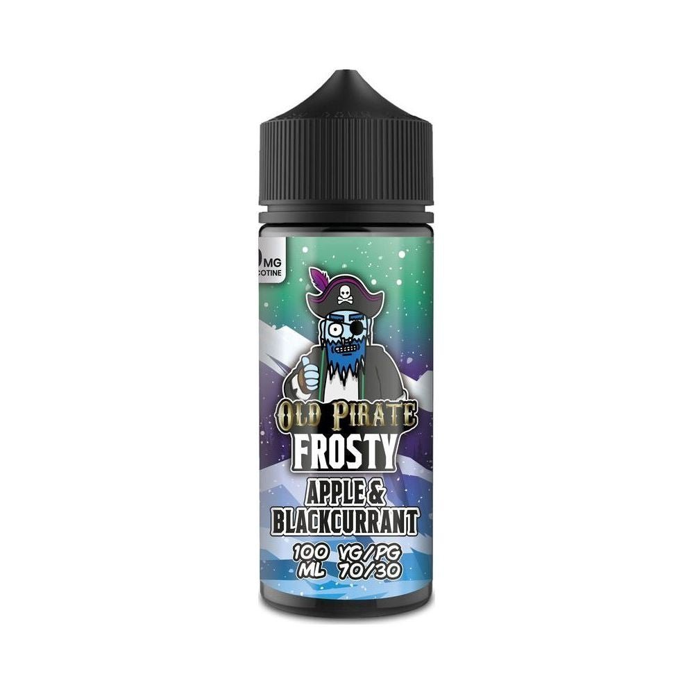 Apple & Blackcurrant 100ml Shortfill E - Liquid by Old Pirate Frosty - Shop Vapour