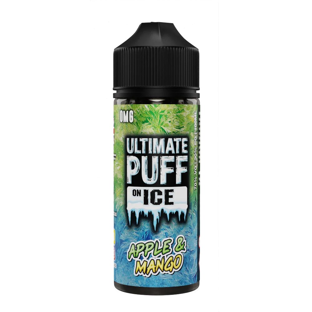 Apple & Mango 100ml Shortfill E - Liquid by Ultimate Puff On Ice - Shop Vapour