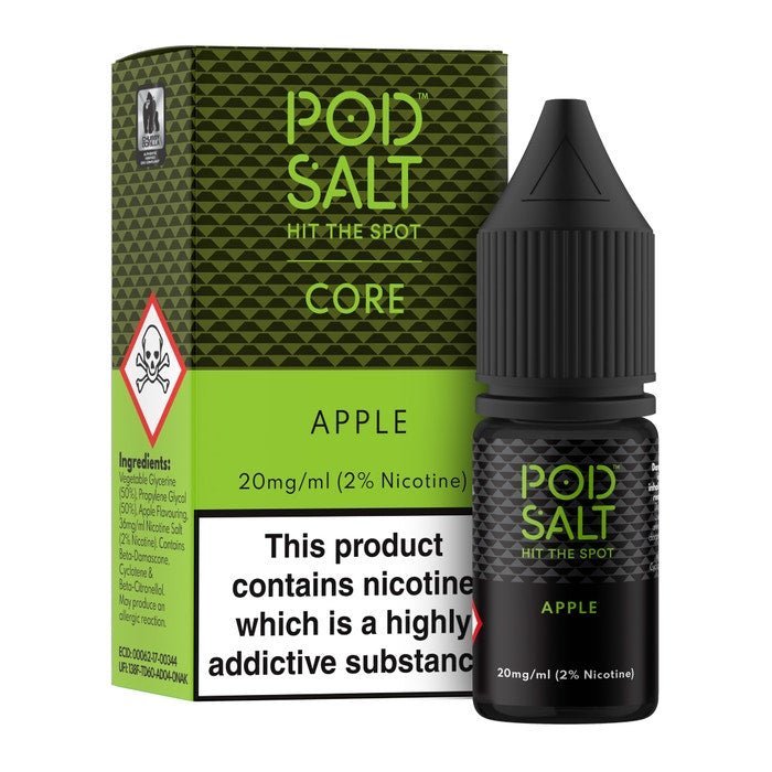 Apple Nic Salt E - Liquid by Pod Salt Core - Shop Vapour