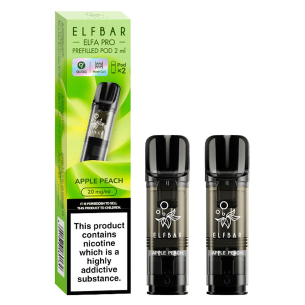 Apple Peach Elfa Pro Prefilled Pods by Elf Bar