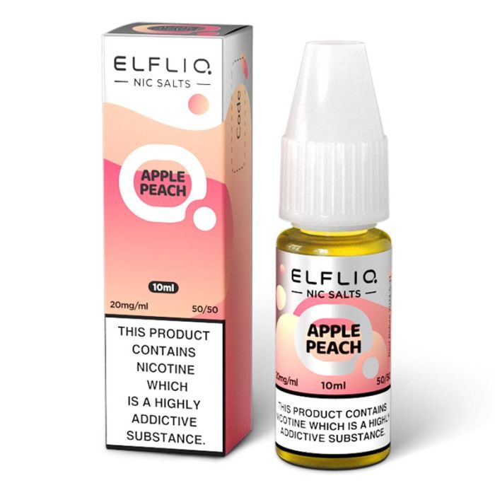 Apple Peach Nic Salt E - Liquid by Elf Bar Elfliq - Shop Vapour