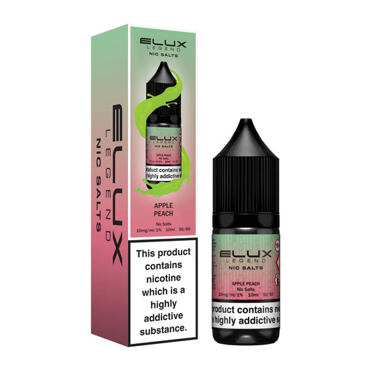 Apple Peach Nic Salt E - Liquid by Elux Legend - Shop Vapour