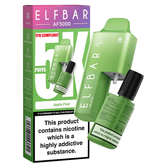 Apple Pear Elf Bar AF5000 Disposable Vape - Shop Vapour