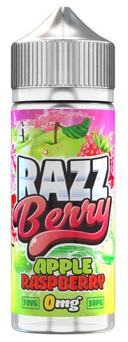 Apple Raspberry 100ml Shortfill E - Liquid by Razz Berry - Shop Vapour