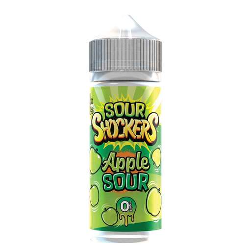 Apple Sour 100ml Shortfill E - Liquid by Sour Shockers - Shop Vapour