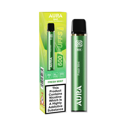 Crystal Prime Aura Bar 600 Puffs Disposable Vape