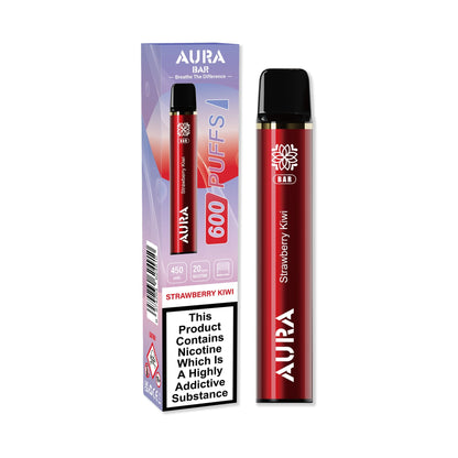 Crystal Prime Aura Bar 600 Puffs Disposable Vape