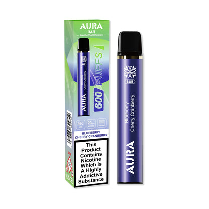 Crystal Prime Aura Bar 600 Puffs Disposable Vape