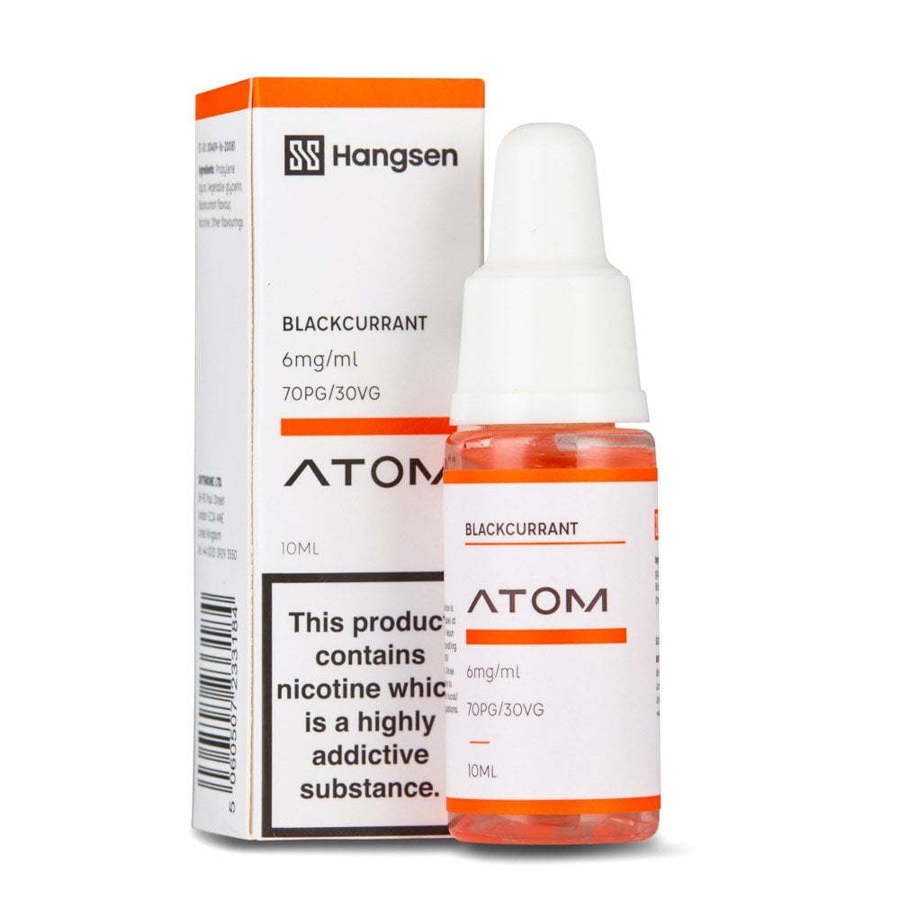 Blackcurrant Nic Salt E-Liquid by Hangsen Atom