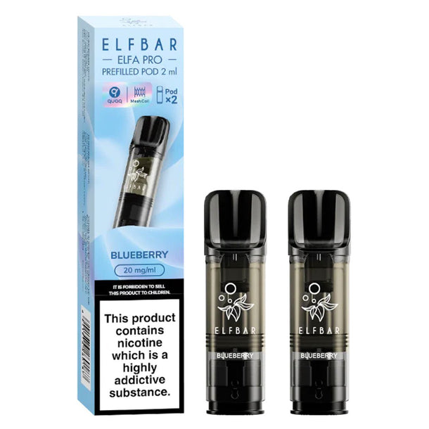 Blueberry Elfa Pro Prefilled Pods by Elf Bar