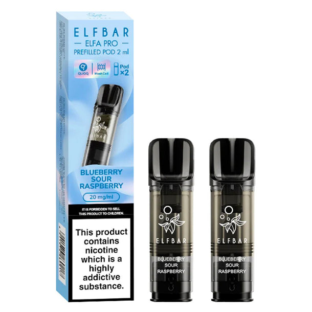 Blueberry Sour Raspberry Elfa Pro Prefilled Pods by Elf Bar