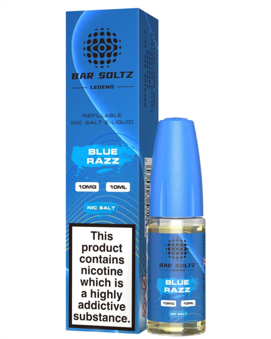 Blue Razz Nic Salt E-Liquid by Bar Soltz Legend