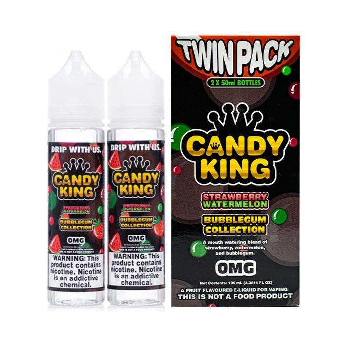 Strawberry Watermelon Bubblegum 100ml Shortfill E-Liquid by Bazooka Sour Straws