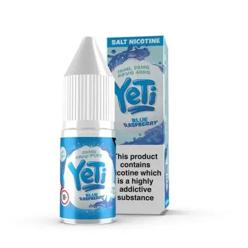 Blue Raspberry Ice Nic Salt E-Liquid by Yeti