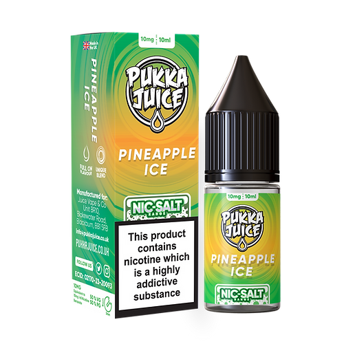 Pineapple Ice Nic Salt E-Liquid by Pukka Juice