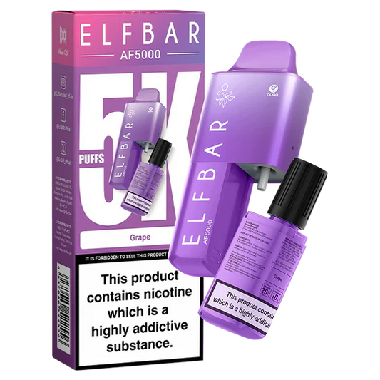 Grape Elf Bar AF5000 Disposable Vape