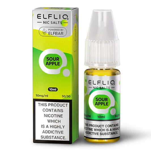 Sour Apple Nic Salt E-Liquid by Elf Bar Elfliq