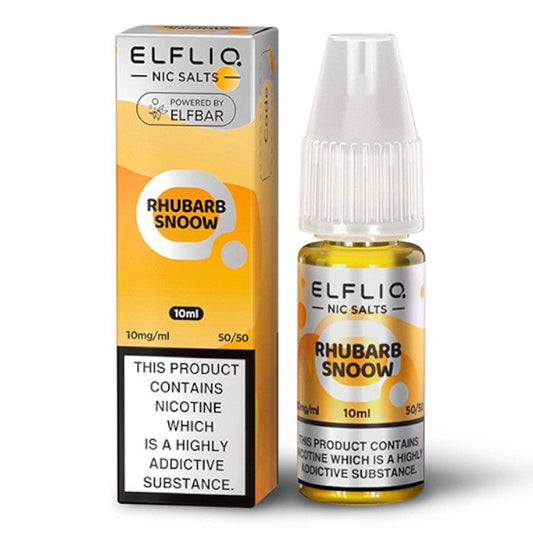 Rhubarb Snoow Nic Salt E-Liquid by Elf Bar Elfliq