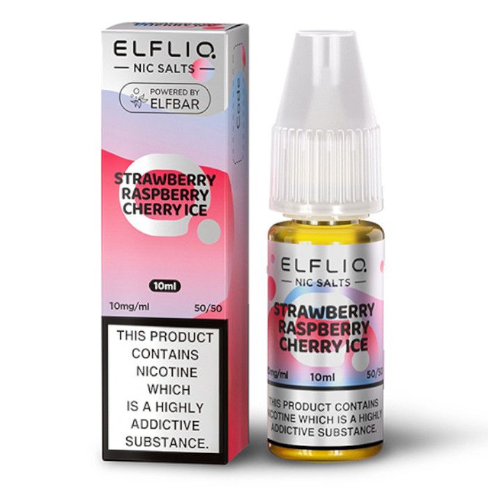 Strawberry Raspberry Cherry Ice Nic Salt E-Liquid by Elf Bar Elfliq