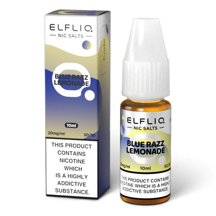 Blue Razz Lemonade Nic Salt E-Liquid by Elf Bar Elfliq