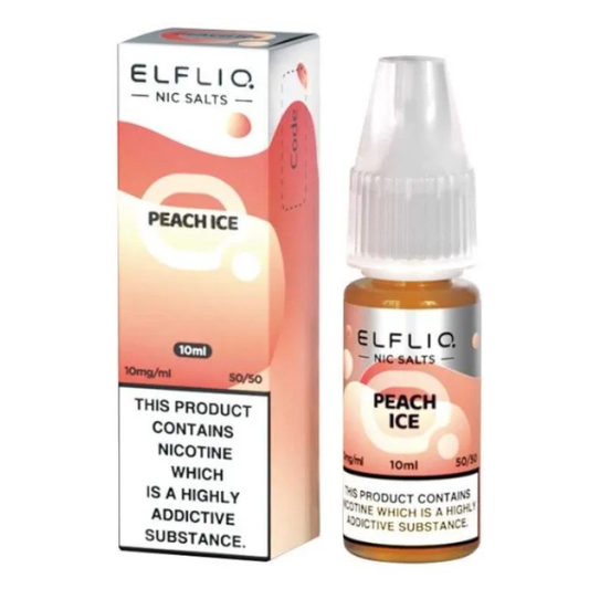 Peach Ice Nic Salt E-Liquid by Elf Bar Elfliq