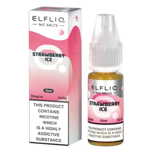 Strawberry Ice Nic Salt E-Liquid by Elf Bar Elfliq