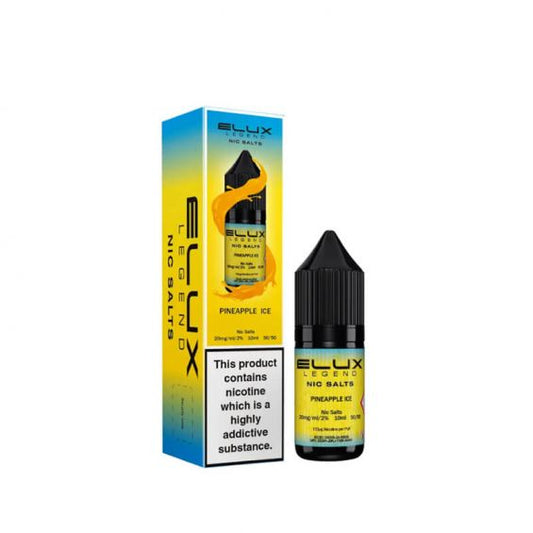 Pineapple Ice Nic Salt E-Liquid by Elux Legend