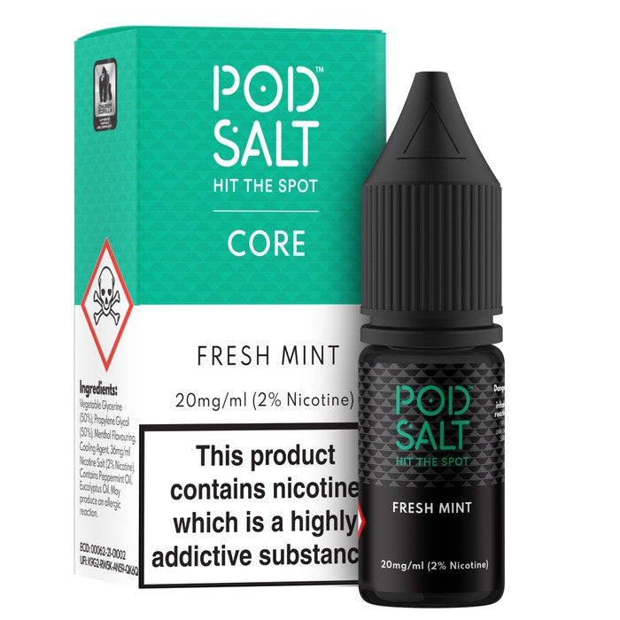 Fresh Mint Nic Salt E-Liquid by Pod Salt Core