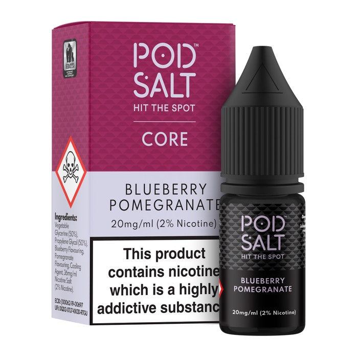 Blueberry Pomegranate Nic Salt E-Liquid by Pod Salt Core