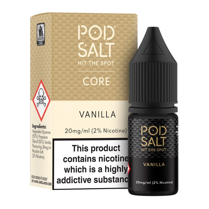 Vanilla Nic Salt E-Liquid by Pod Salt Core