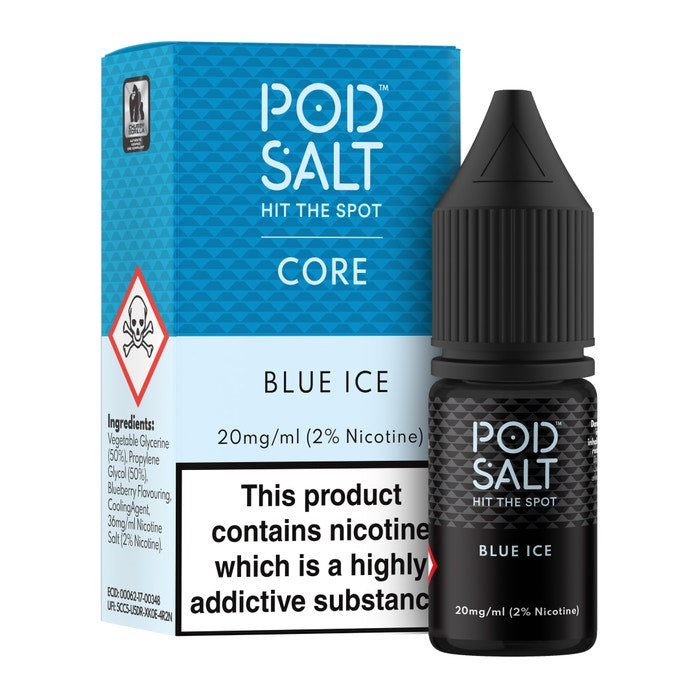 Blue Ice Nic Salt E-Liquid by Pod Salt Core