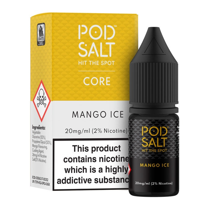 Mango Ice Nic Salt E-Liquid by Pod Salt Core